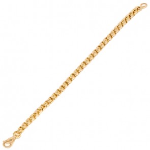 Pulseira em Ouro 18k Veneziana Oca 20cm - 13.30g