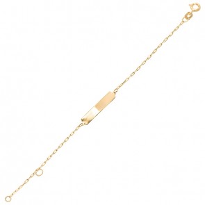Pulseira 13cm Infantil Cartie com Chapa