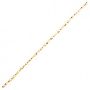 Pulseira 1x1 Oca  21cm - 2.50gr