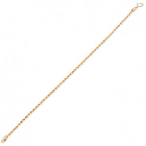 Pulseira em Ouro 18k Cordão Laser 18cm - 1.50g