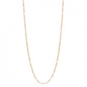 Corrente em Ouro 18k Veneziana Elo Longo 50cm - 4.00g