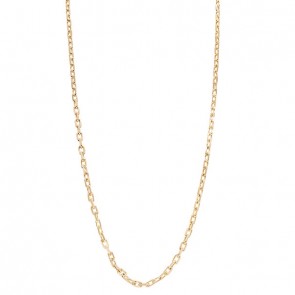 Corrente em Ouro 18k Cartie Diamantada 70cm com Fecho Tubo - 19.00g