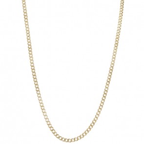 Corrente em Ouro 18k  Grumet Oca 45cm - 2.70g        