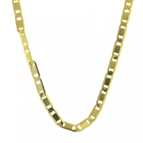 Corrente Ouro 18k Piastrine 50cm - 3.10gr