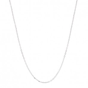Corrente em Ouro Branco 18k Cartie Diamantada 50cm - 4.00g