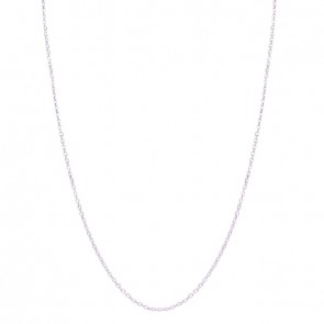 Corrente em Ouro Branco 18k Cartie Diamantada 40cm - 2.60g