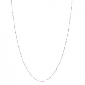 Corrente em Ouro Branco 18k Cartie Diamantada 40cm - 2.40g