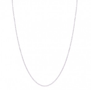 Corrente em Ouro Branco 18k Cartie Diamantada 60cm - 3.70g
