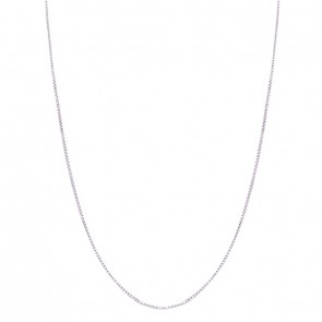 Corrente em Ouro Branco 18k Veneziana 70cm - 3.90g