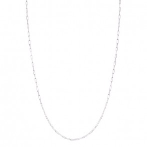 Corrente em Ouro Branco 18k Cartie Alongada 70cm - 3.40g