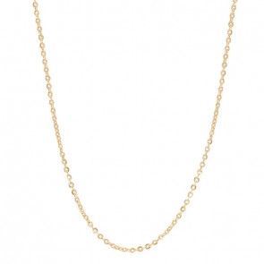 Corrente em Ouro 18k Bailarina Oca 45cm - 2.10gr