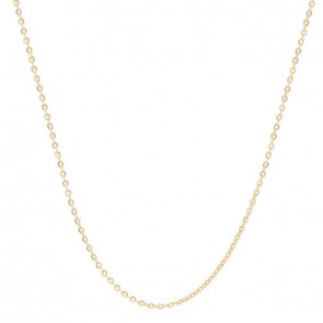 Corrente em Ouro 18k Bailarina Oca 50cm - 1.60gr