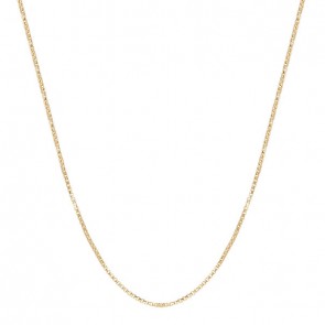 Corrente em Ouro 18k Veneziana Oca 50cm - 2.50gr