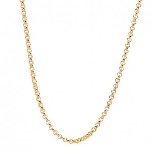 Corrente em Ouro 18k Elo Português Fechada 45cm - 5.90gr 