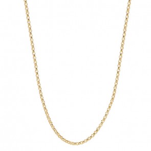 Corrente em Ouro 18k Elo Português Fechada 40cm - 3.20gr 