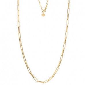 Corrente em Ouro 18k Choker Veneziana Elo Longo - 4.90g