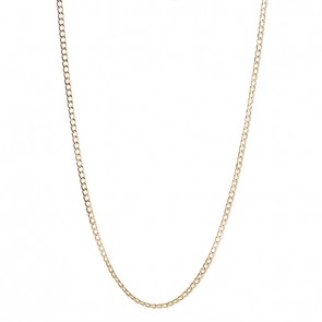 Corrente em Ouro 18k  Grumet Oca 60cm - 2.30g