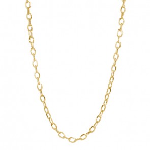 Corrente Triangular Oval 50cm - 5.90gr