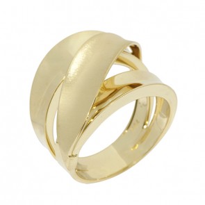Anel em Ouro 18k Clean Cartie Fosco/Polido