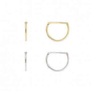 Piercing em Ouro 18k Argola Grande Polida