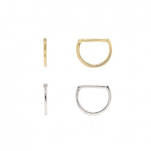 Piercing em Ouro 18k Argola Média Polida