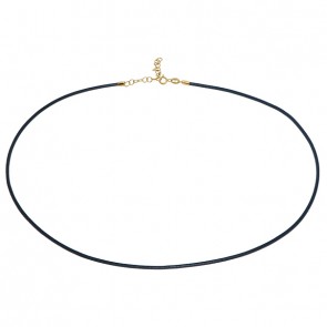 Gargantilha em Ouro 18k Choker Couro