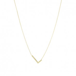 Gargantilha em Ouro 18k Letra L - Pequena