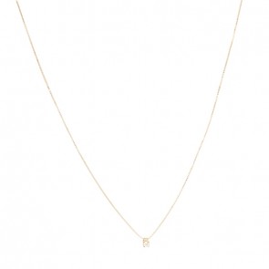 Gargantilha Ponto de Luz com 1 Diamante - Ouro Amarelo