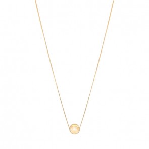 Gargantilha em Ouro 18k Bola 7mm Polida 