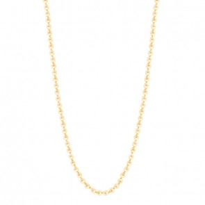 Gargantilha em Ouro 18k Bolinhas Polidas - 42cm