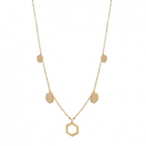 Gargantilha em Ouro 18k Tip Choker Fosco/Polido