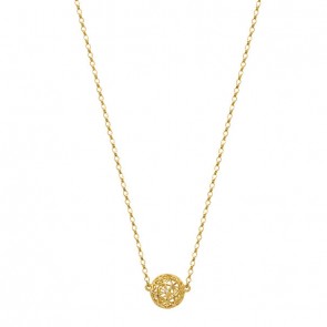 Gargantilha em Ouro 18k Stellar Choker Bola com 1 Brilhante 