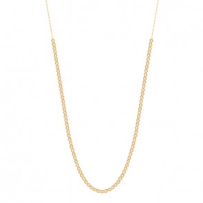 Gargantilha em Ouro 18k Meia Riviera com 75 Brilhantes
