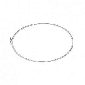 Bracelete em Ouro Branco 18k  Fio Quadrado