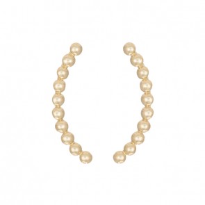 Brinco em Ouro 18k Ear Cuff Bolinhas
