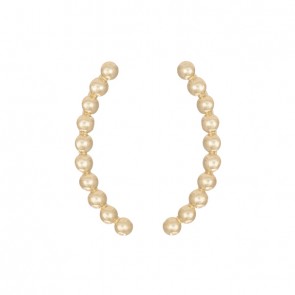 Brinco em Ouro 18k Ear Cuff Bolinhas