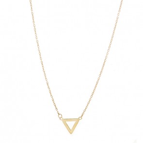 Gargantilha choker com triângulo 
