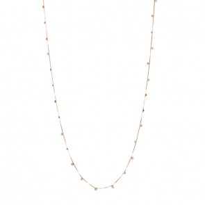 Gargantilha Dambete 45cm com Zircônias Brancas