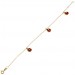 Pulseira-Infantil-Cartier-14cm-Oval-com-3-Joaninhas