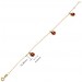 Pulseira-Infantil-Cartier-14cm-Oval-com-3-Joaninhas