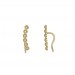 Brinco-Ear-Cuff-Bolinhas-Amarelo-Polidas