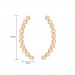 Brinco em Ouro 18k Ear Cuff Bolinhas