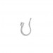 Piercing-Branco-De-Orelha-Com-Diamante-(Pingentes)