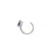 Piercing-Azul-Argola-Branco-com-1-Pedra-Preciosa0.58cts-e-35-Diamantes-de-0.09cts-(Pingentes)