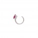 Piercing-Rosa-Argola-Branco-com-1-Pedra-Preciosa0.58cts-e-35-Diamantes-de-0.09cts-(Pingentes)
