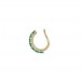 Piercing-Argola-Esmeralda-com-7-Pedras-Preciosas-2.50mm-Ouro-Amarelo-(Pingentes)