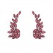 Brinco Ear cuff Asas com Rubis, Esmeralda ou Safira.