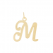 Pingente letras manuscritas grandes