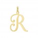 Pingente letras manuscritas grandes